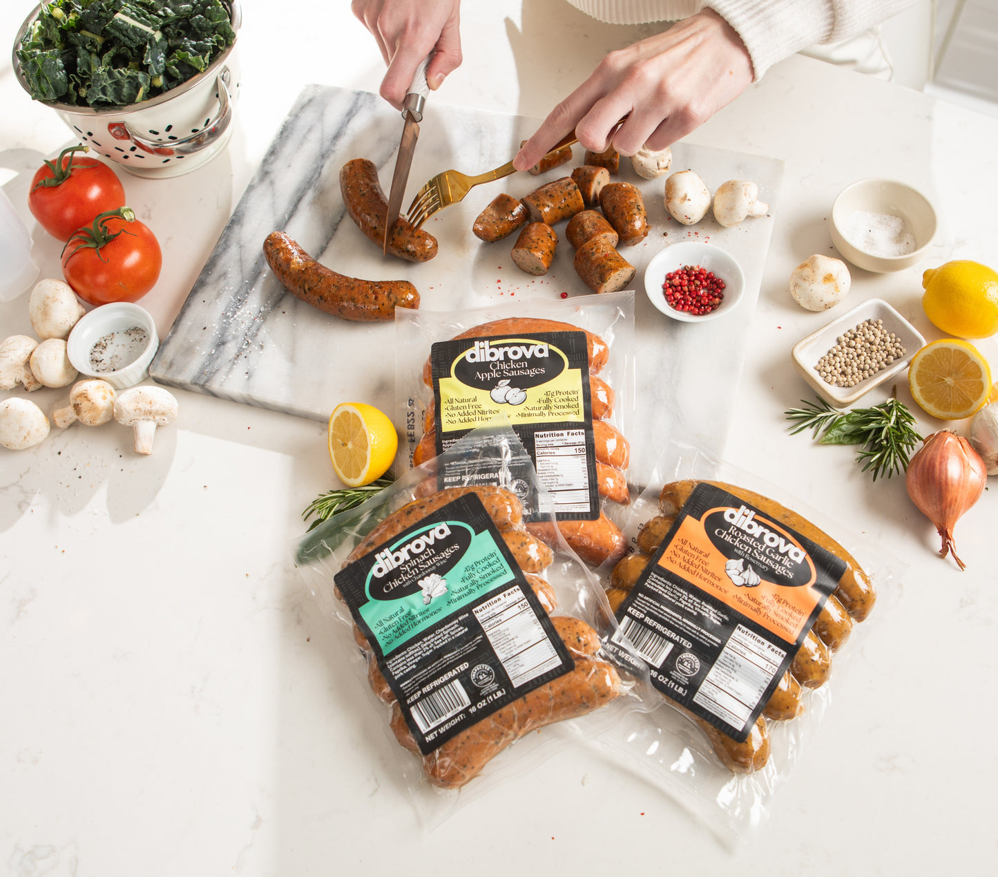 Chicken Spinach Sausage